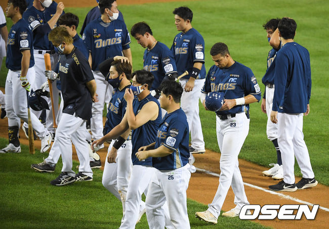NC 구단은 14일 황순현 대표이사의 사과문을 전했다. 황 대표이사는 “선수단 내 코로나19 확진자가 발생해 KBO 리그 진행이 중단된 데 대해 다시 한번 사과드린다”고 전했다./ soul1014@osen.co.kr