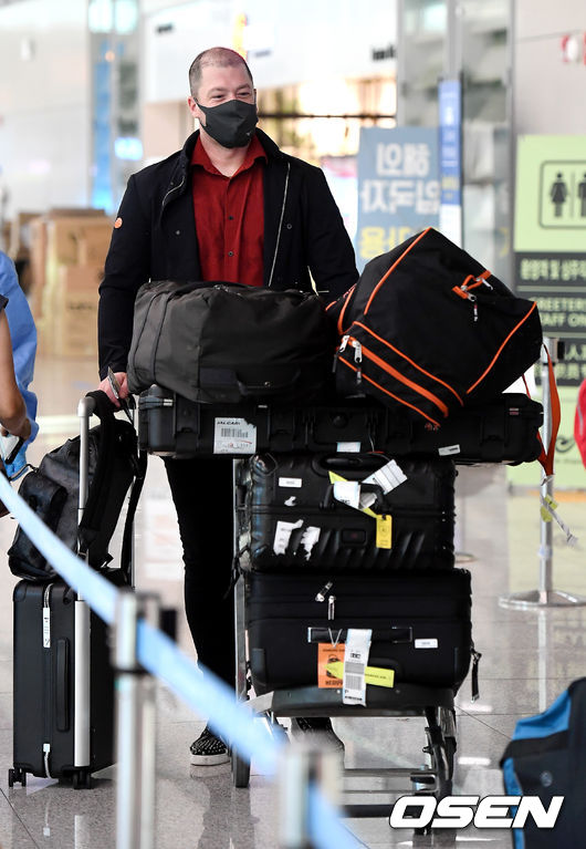 LG 저스틴 보어가 포즈를 취하고 있다. 2021.07.15 /youngrae@osen.co.kr