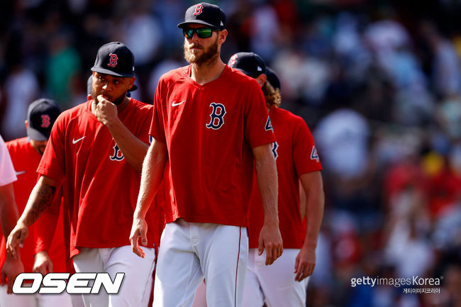 [사진] 미국 스포츠 전문매체 ESPN은 2021년 7월 16일(한국시간) 보스턴 ‘좌완 에이스’ 세일의 복귀 준비 소식을 전했다. ⓒGettyimages(무단전재 및 재배포 금지)