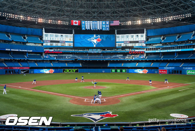 [사진] 토론토 블루제이스의 홈구장인 로저스 센터. ⓒGettyimages(무단전재 및 재배포 금지)
