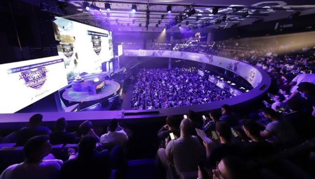 오프라인으로 수많은 관중을 모았던 'SWC 2019'. /컴투스 제공.