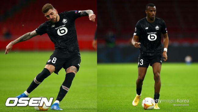 친선경기 중 난투극을 벌인 셰카(좌)와 디알루 잘로(우). [사진] ⓒGettyimages(무단전재 및 재배포 금지)