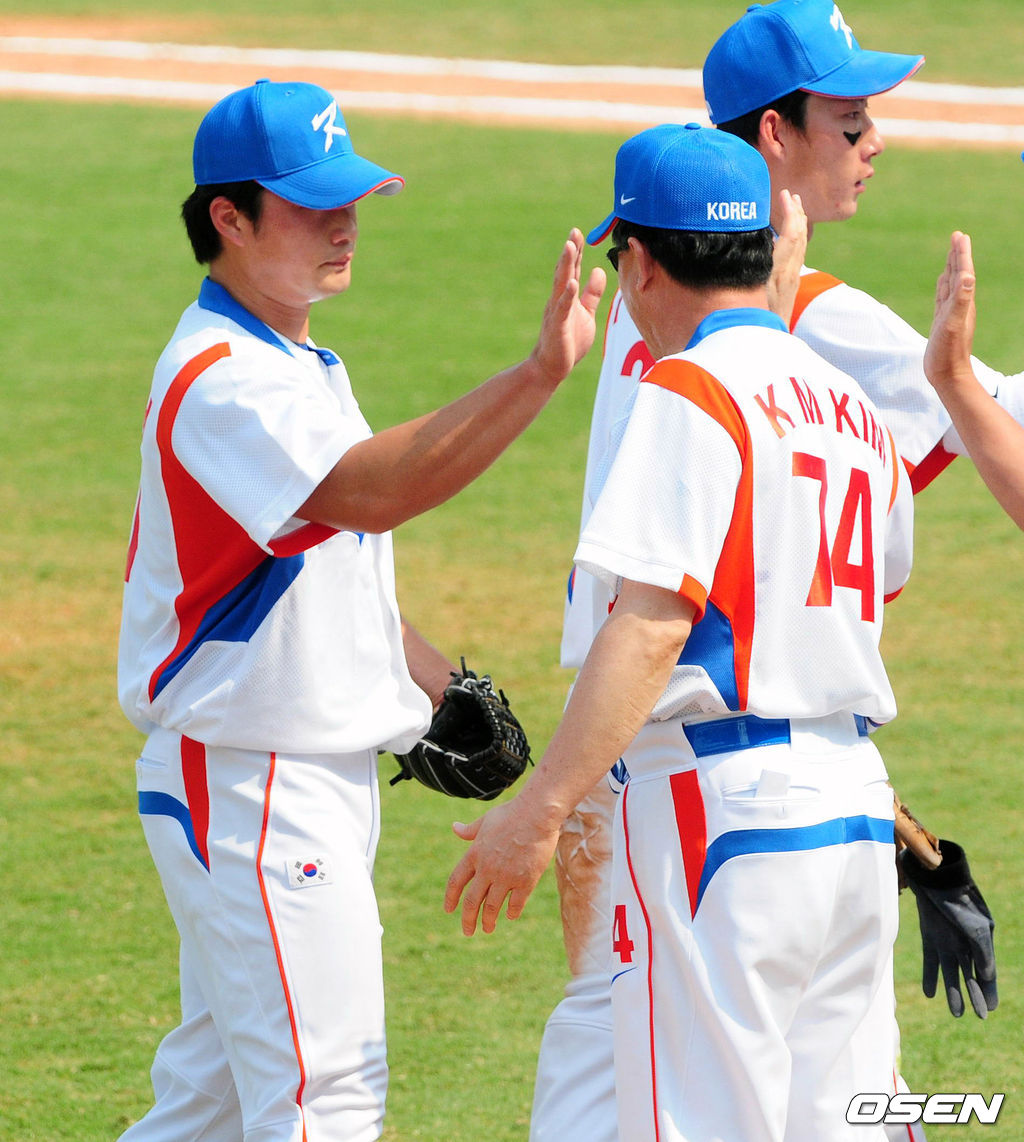 2008 베이징 올림픽 김경문 감독, 오승환 08.08.19