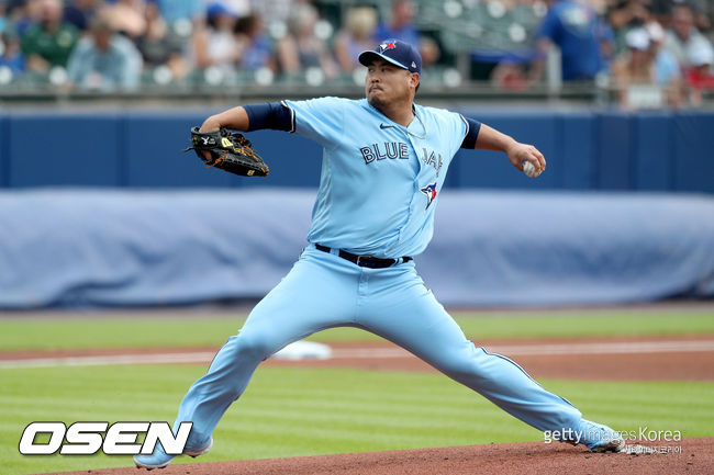[사진] 토론토 블루제이스 류현진. ⓒGettyimages(무단전재 및 재배포 금지)