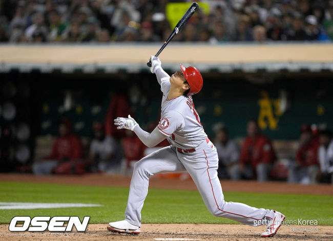 [사진] LA 에인절스의 오타니 쇼헤이. ⓒGettyimages(무단전재 및 재배포 금지)