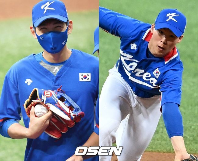 [사진] 대표팀 이정후(왼쪽), 김혜성. /OSEN DB