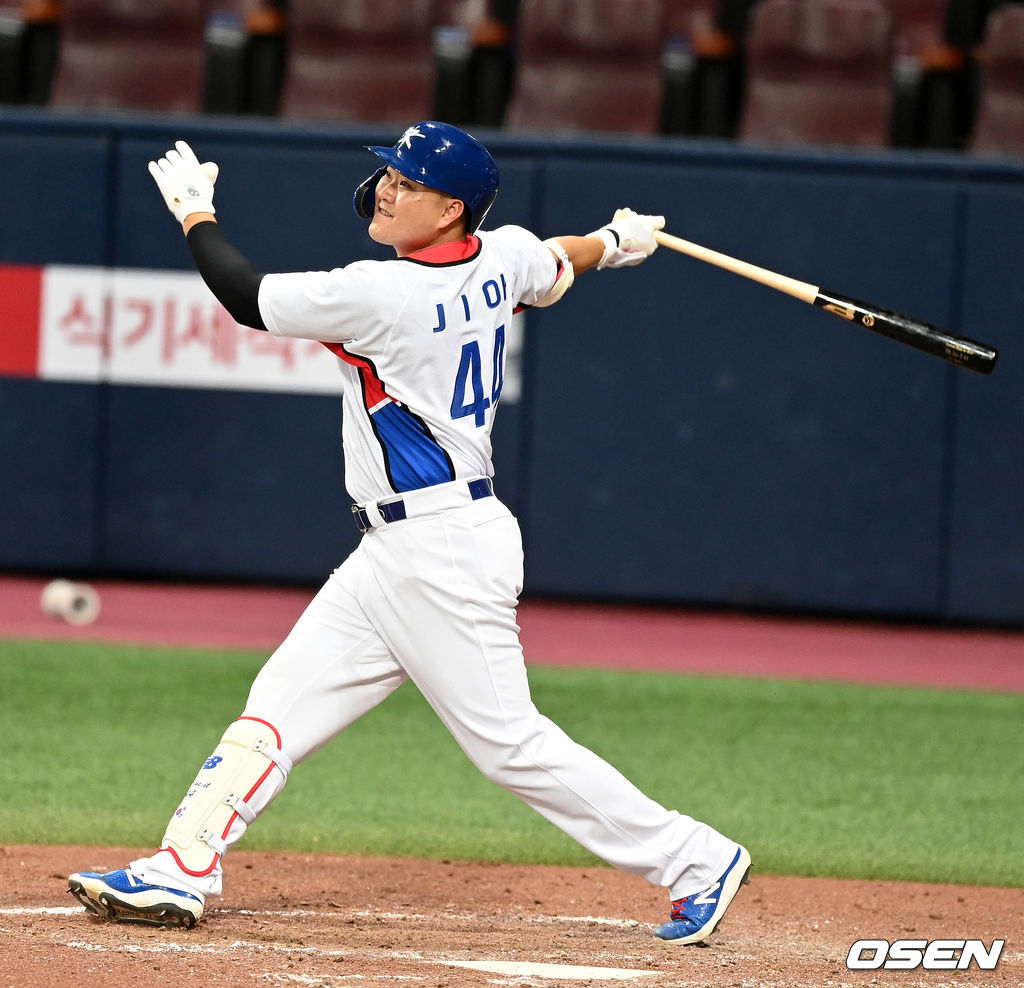7회말 2사에서 대표팀 오재일이 솔로포를 날리고 있다. 2021.07.24 /jpnews@osen.co.kr