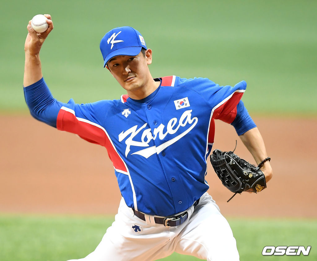 1회말 무사 대표팀 고영표가 역투하고 있다. 2021.07.25 /youngrae@osen.co.kr