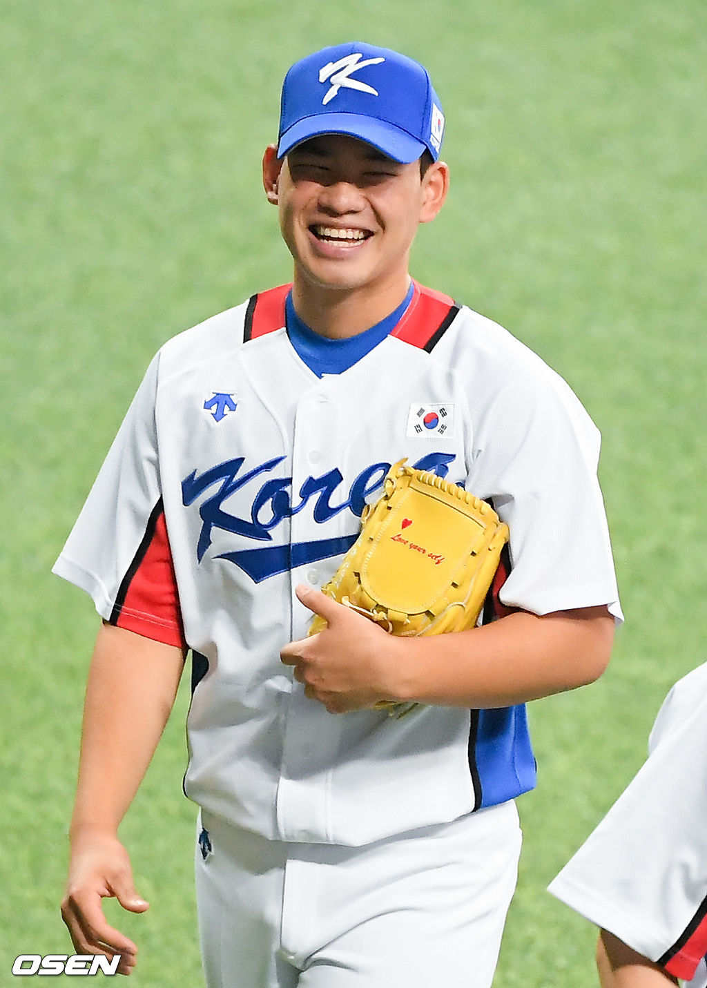 김진욱이 미소 짓고 있다.  21.07.17 / soul1014@osen.co.kr