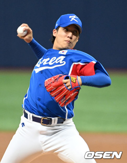 3회초 대표팀 원태인이 역투하고 있다. 2021.07.23 /jpnews@osen.co.kr