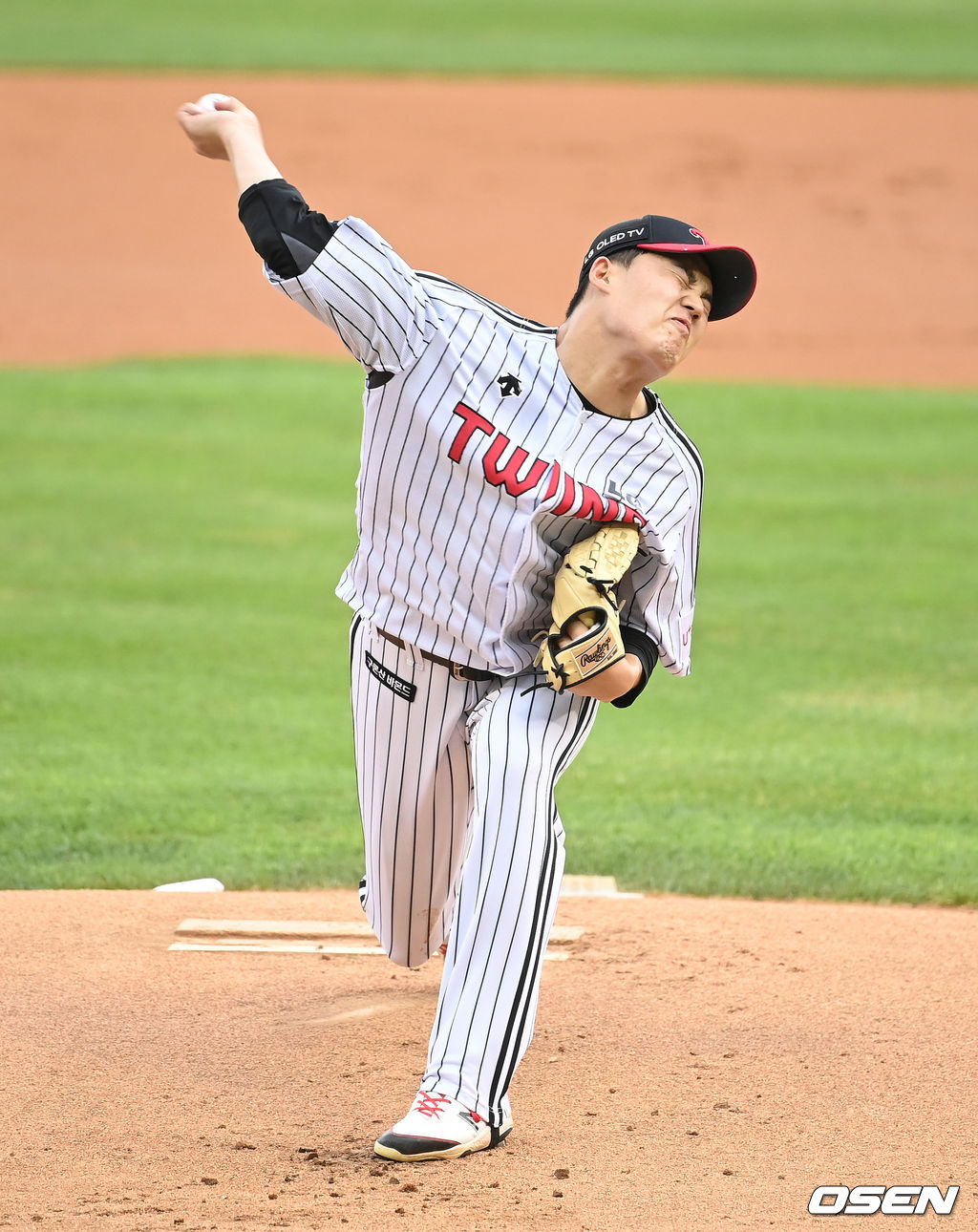 1회초 LG 선발투수 임찬규가 역투하고 있다. 2021.07.30 / soul1014@osen.co.kr