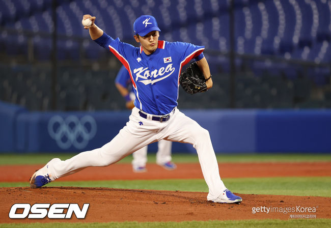 [사진] 2020 도쿄 올림픽 야구 국가대표팀 고영표. ⓒGettyimages(무단전재 및 재배포 금지)