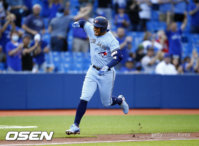 [사진] 토론토 블루제이스 조지 스프링어. ⓒGettyimages(무단전재 및 재배포 금지)