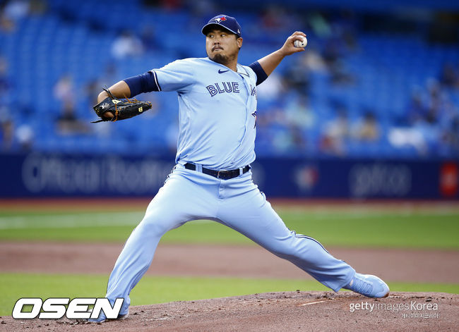 [사진] 토론토 블루제이스 류현진. ⓒGettyimages(무단전재 및 재배포 금지)