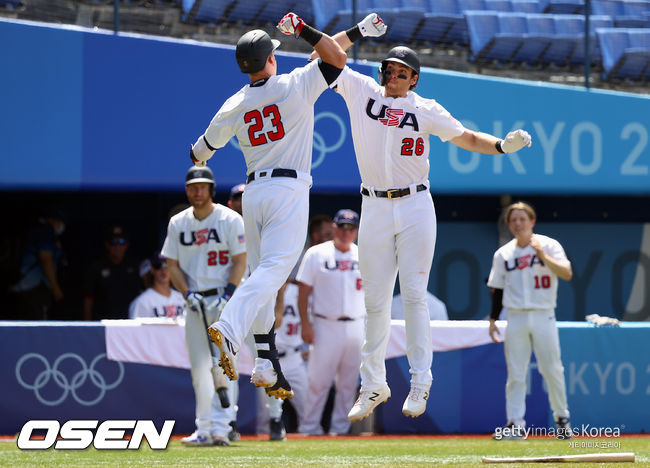 [사진] 미국 대표팀. ⓒGettyimages(무단전재 및 재배포 금지)