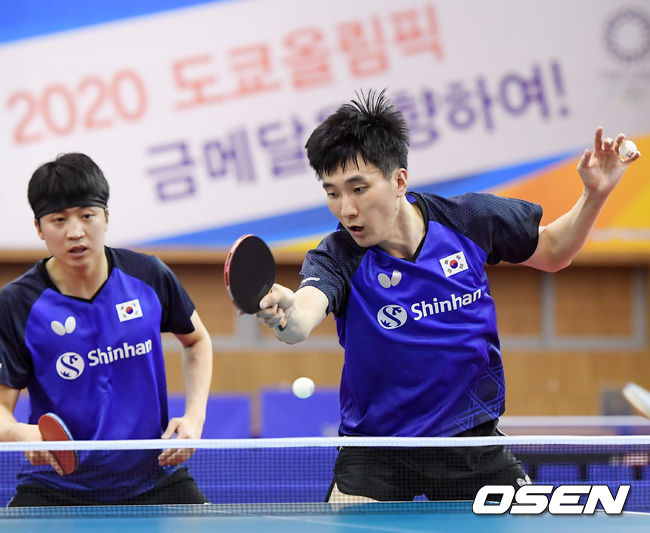 탁구 대표팀 이상수가 훈련공개를 하고 있다. / rumi@osen.co.kr