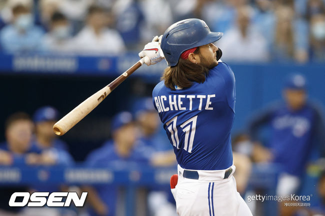 [사진] 토론토 블루제이스 보 비솃. ⓒGettyimages(무단전재 및 재배포 금지)