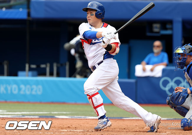 [사진] 한국 대표팀 양의지. ⓒGettyimages(무단전재 및 재배포 금지)