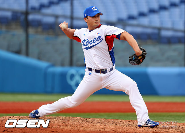 [사진] 한국 대표팀 오승환. 21.08.07. ⓒGettyimages(무단전재 및 재배포 금지)