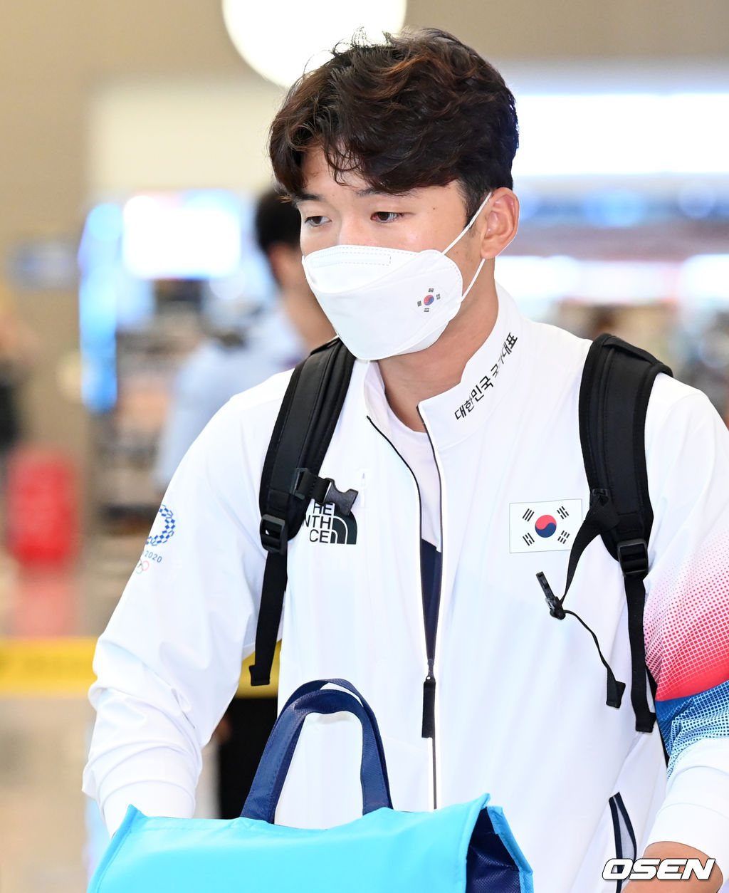 야구대표팀 박해민이 입국장을 나서고 있다. 2021.08.08 /cej@osen.co.kr