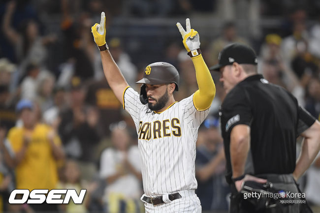 [사진] 샌디에이고 파드리스 에릭 호스머. ⓒGettyimages(무단전재 및 재배포 금지)