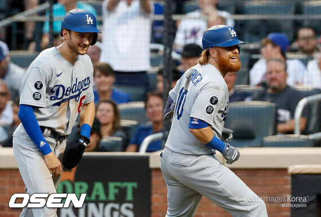 [사진] 트레이 터너, 저스틴 터너(왼쪽부터) 2021.08.16 ⓒGettyimages(무단전재 및 재배포 금지)