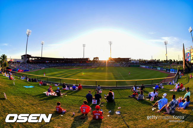 [사진] 지난 3월26일 열린 뉴욕 양키스와 필라델피아 필리스의 시범경기. ⓒGettyimages(무단전재 및 재배포 금지)