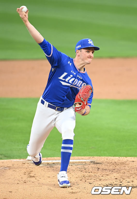 삼성 뷰캐넌이 역투하고 있다. 2021.08.13/youngrae@osen.co.kr