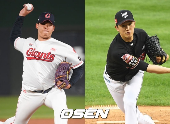 [사진] 서준원(좌)과 고영표