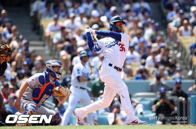 [사진] LA 다저스 코디 벨린저. 21.08.23. ⓒGettyimages(무단전재 및 재배포 금지)