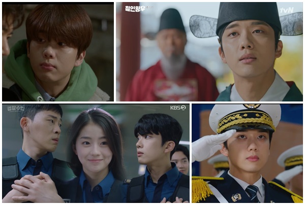 '99억의 여자', '철인왕후', '경찰수업' 방송화면