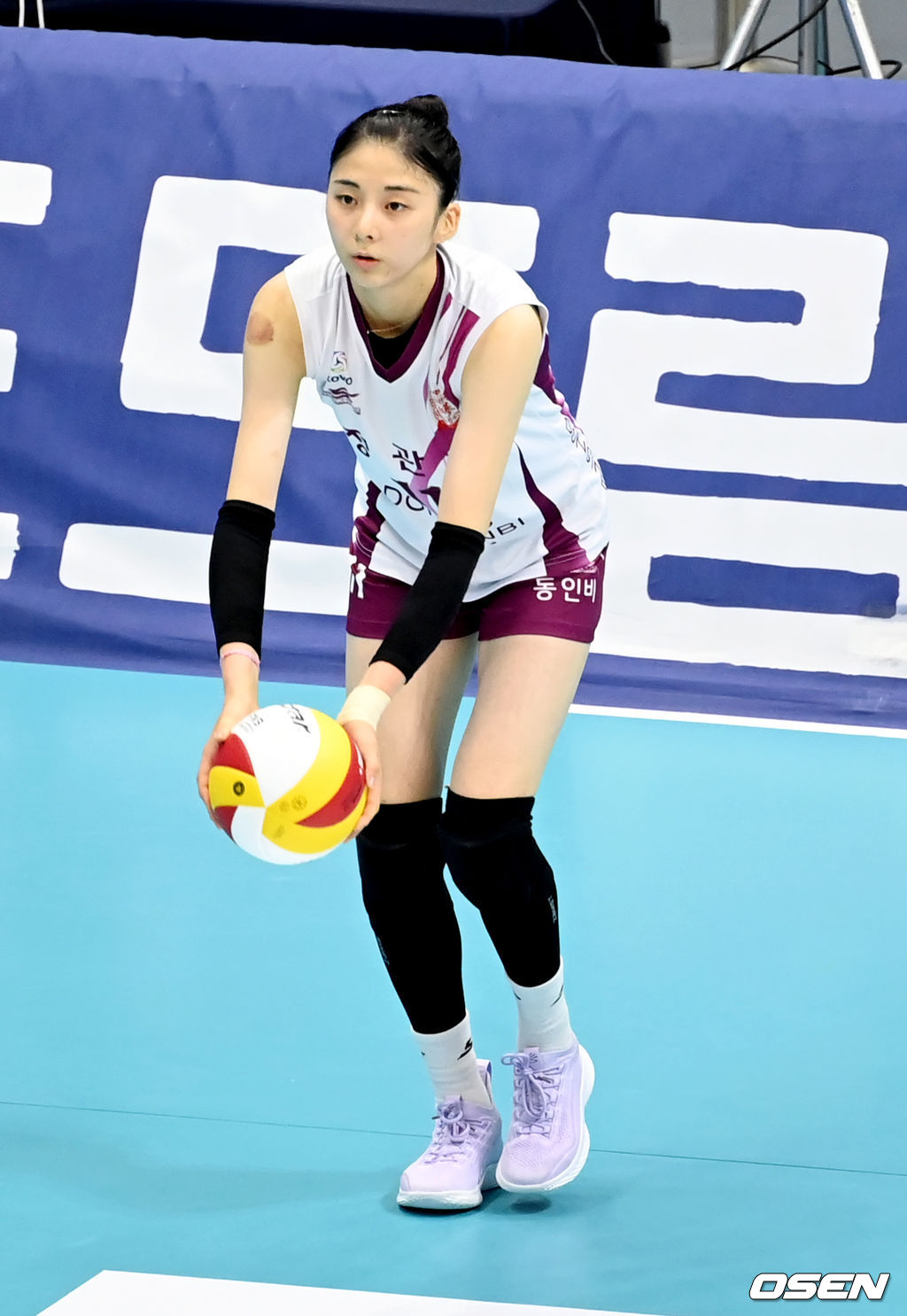 KGC인삼공사 박혜민이 서브를 넣고 있다. 2021.08.23 /youngrae@osen.co.kr