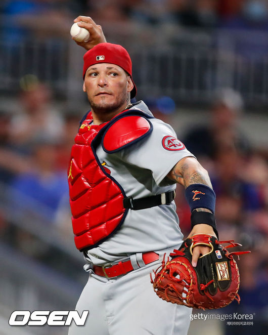 [사진]야디에르 몰리나 ⓒGettyimages(무단전재 및 재배포 금지)