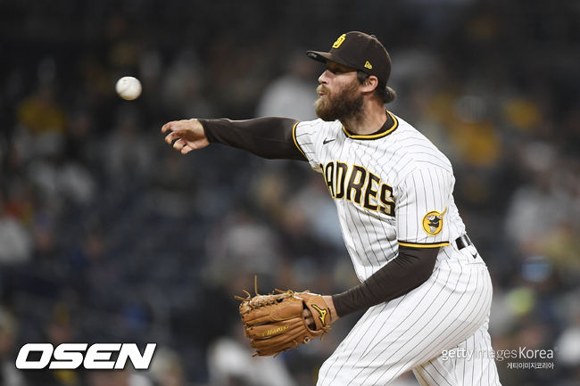 [사진] 샌디에이고 파드리스 오스틴 아담스. ⓒGettyimages(무단전재 및 재배포 금지)
