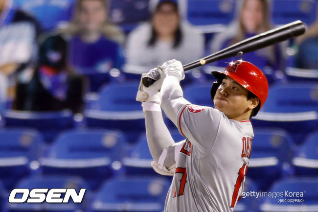 [사진] LA 에인절스 오타니는 2021년 8월 27일(한국시간) 미국 메릴랜드 볼티모어 오리올 파크에서 열린 ‘2021 메이저리그’ 볼티모어 오리올스와 원정 경기에서 선두타자 홈런을 기록했고 볼넷 2개를 골라 3출루 활약을 펼쳤지만 팀은 완패를 당했다. 오타니는 2타수 1안타(홈런) 1타점 2볼넷을 기록했다. ⓒGettyimages(무단전재 및 재배포 금지)