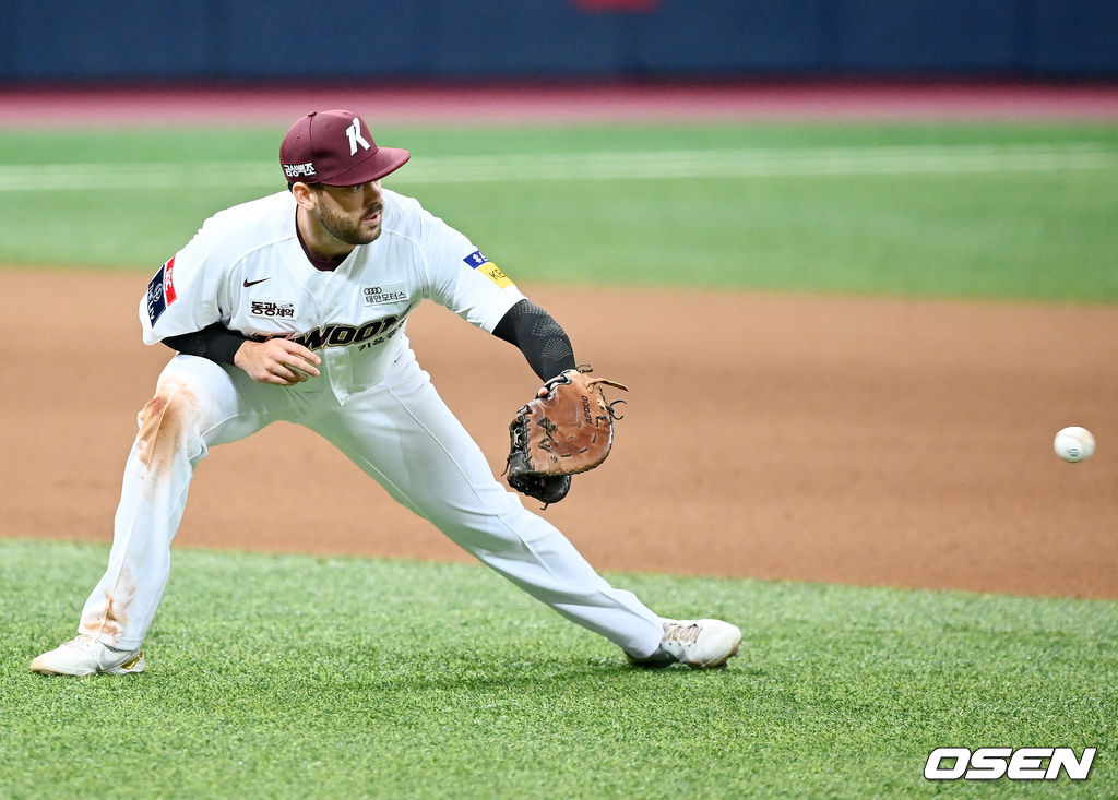 키움 크레익이 1루 수비를 보고 있다.  21.08.13/rumi@osen.co.kr