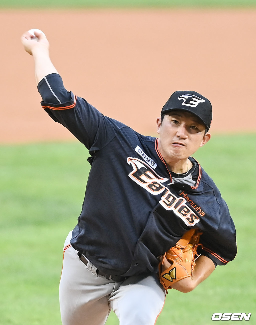 한화 선발투수 장시환이 역투하고 있다.  2021.08.20 / soul1014@osen.co.kr