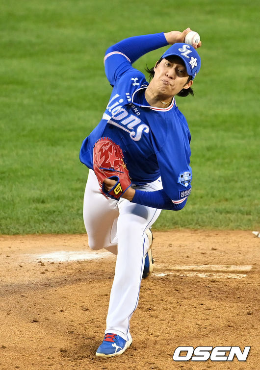 1회말 삼성 원태인이 역투하고 있다. 2021.08.27 /jpnews@osen.co.kr