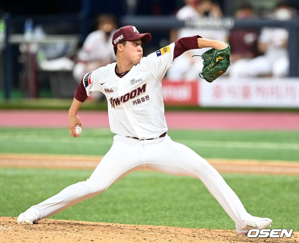 키움 장재영이 역투하고 있다. 2021.08.15 /jpnews@osen.co.kr