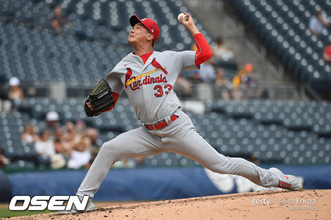 [사진] 김광현 2021.08.30 ⓒGettyimages(무단전재 및 재배포 금지)