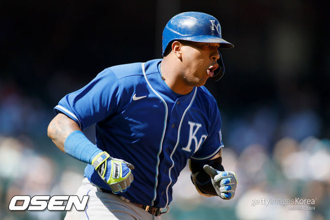 [사진] 살바도르 페레스 2021.08.30 ⓒGettyimages(무단전재 및 재배포 금지)