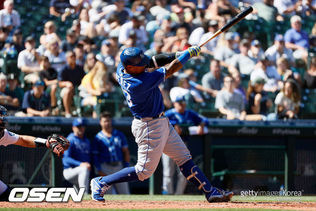[사진] 살바도르 페레스 2021.08.30 ⓒGettyimages(무단전재 및 재배포 금지)