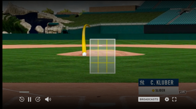 [사진] MLB.tv 중계 화면