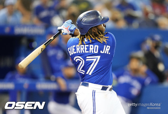 [사진] 토론토 블루제이스 블라디미르 게레로 주니어. ⓒGettyimages(무단전재 및 재배포 금지)