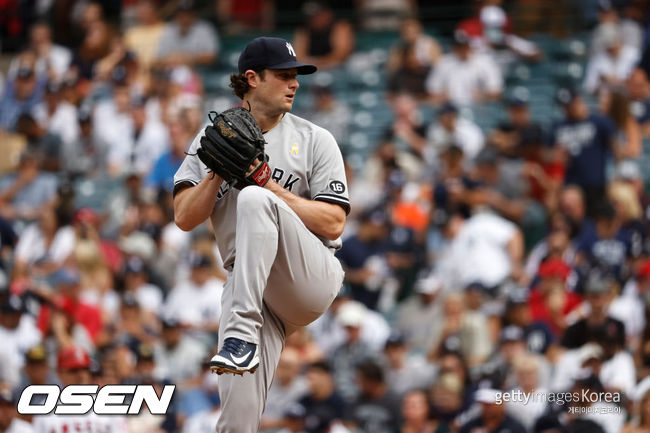 [사진] 게릿 콜 2021.09.02 ⓒGettyimages(무단전재 및 재배포 금지)