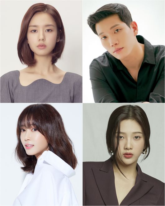 [사진=UAA, 제이알 이엔티, 제이와이드컴퍼니, SM엔터테인먼트 제공] 배우 안은진, 김경남, 강예원, 박수영이 '한 사람만'에 출연한다. 