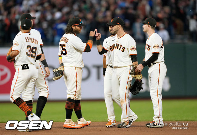 [사진] MLB.com은 2021년 9월 7일(한국시간) 파워랭킹을 새로 갱신했다. 샌프란시스코가 그대로 1위를 지켰고, LA 다저스가 2위로 뒤를 이었다. ⓒGettyimages(무단전재 및 재배포 금지)