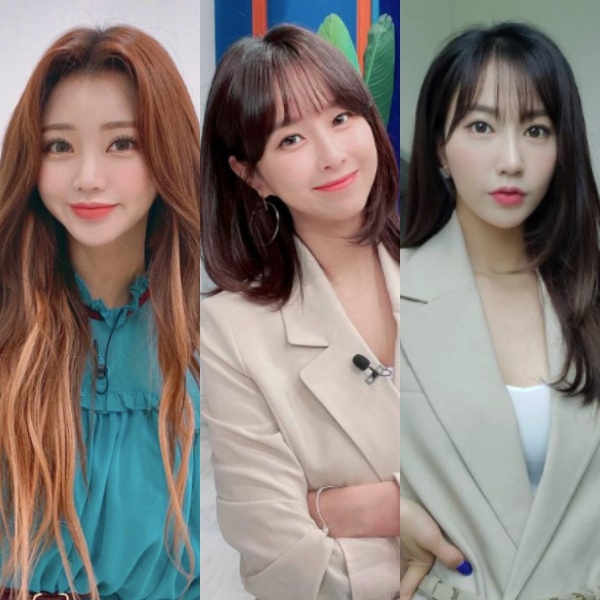 [사진=각 인스타그램] '미스트롯2' 출신의 트로트 가수 홍지윤(왼쪽부터), 은가은, 별사랑이 코로나19 방역수칙 위반과 관련해 사과했다. 