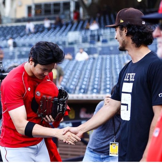 [사진] 샌디에이고 다르빗슈와 에인절스 오타니가 2021년 9월 9일(한국시간) 맞대결 가능성이 있다. / MLB.com 공식 SNS 제공