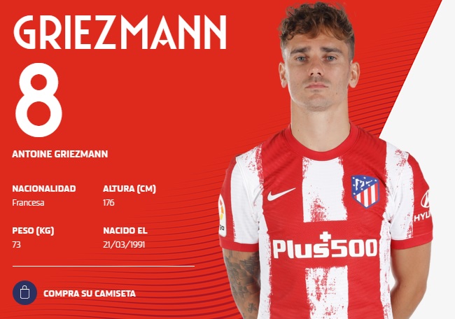 [사진] 아틀레티고 마드리드 홈페이지 캡처 